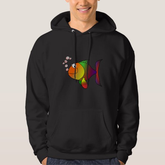 Veste À Capuche Poisson coloré 101 (Devant)