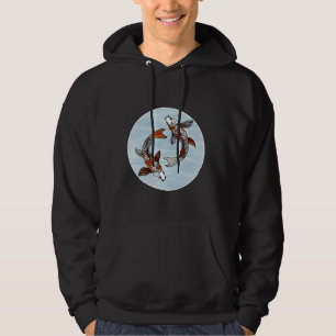 Veste À Capuche Poisson Koi Dans L'Eau