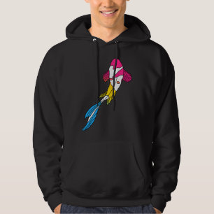 Veste À Capuche Poisson Pansexuel Koi