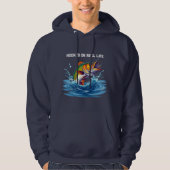 Veste À Capuche Poisson sur la vie de bobine (Devant)