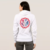 Veste À Capuche Poissons de gelée colorée (Dos entier)