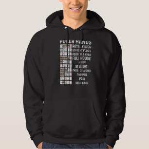 Veste À Capuche Poker Mains feuille de tricot carte casino Joueur