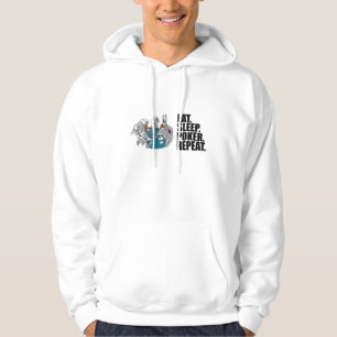 Veste À Capuche Poker - Mange. Dormir. Poker. Recommencer.