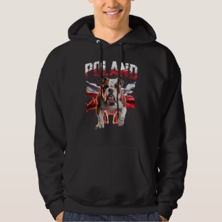 Veste À Capuche Poland Bulldogs Proud Dog Lovers Apparel for Fans