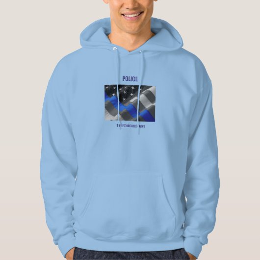 Veste À Capuche Police (Devant)