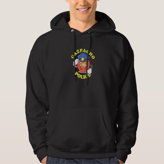 Veste À Capuche Police de Gazpacho (Devant)