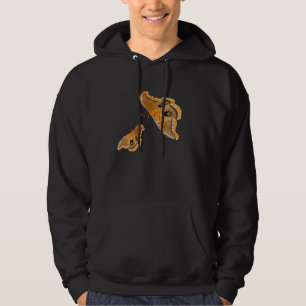 Veste À Capuche Polyphemus Moth