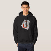Veste À Capuche Pomeranian Fire Pup (Devant entier)