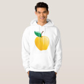 Veste À Capuche Pomme jaune dorée (Devant entier)