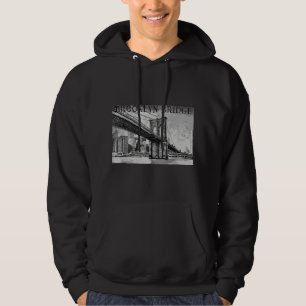 Veste À Capuche Pont de Brooklyn NYC Manhattan vers Brooklyn Femme