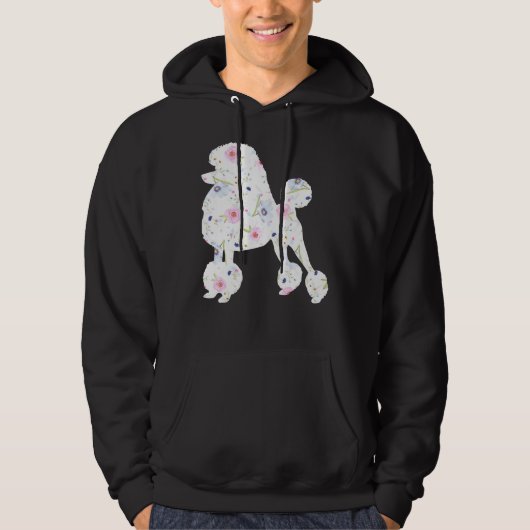 Veste À Capuche Poodle Floral Scoop (Devant)