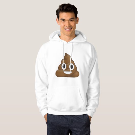 Veste À Capuche Poop émoji (Devant entier)