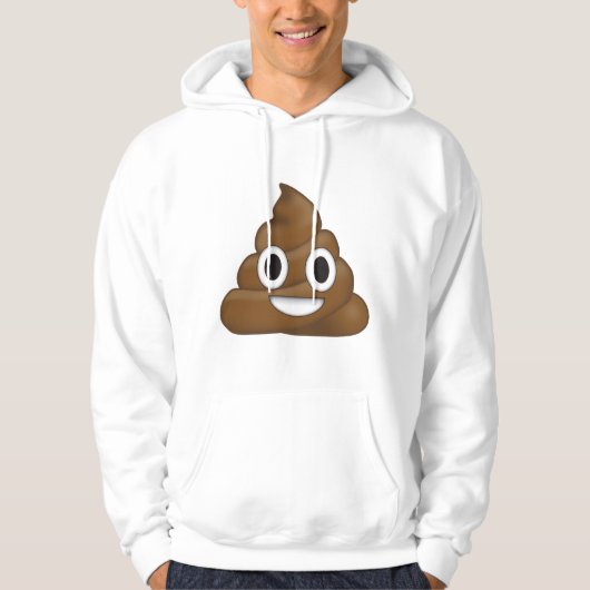 Veste À Capuche Poop émoji (Devant)