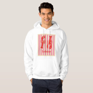 Veste À Capuche Pop de homard Gras Crustacés sur les bandes de bon