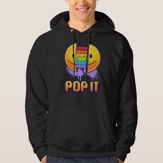 Veste À Capuche Pop It Fidget Popping Toy's Fidget Bubble Popper (Devant)