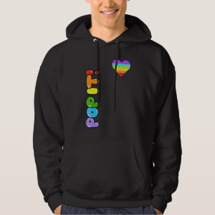 Veste À Capuche Pop It Heart Pop It Love Fidget Toy Shirt Pour Enf