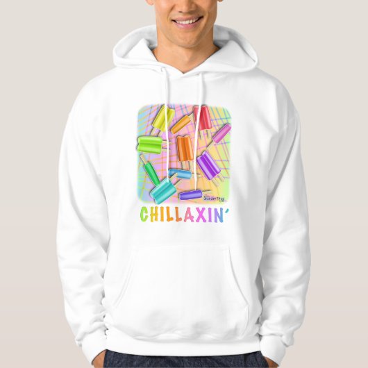 VESTE À CAPUCHE POPSICLES POP ART (Devant)
