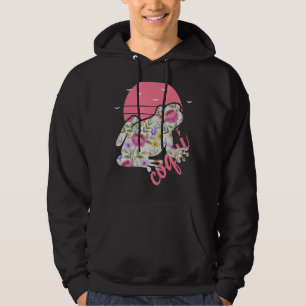 Veste À Capuche Porto Rico Coqui Frog Floral Graphisme