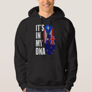 Veste À Capuche Portoricain Et Australien Mix Dna Flag Heritage