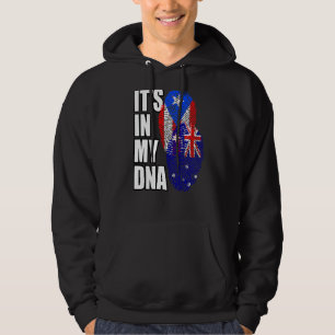 Veste À Capuche Portoricain Et Australien Mix Dna Flag Heritage