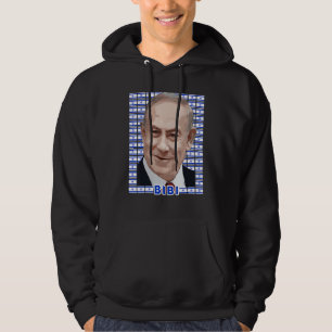 Veste À Capuche Portrait de Benjamin Netanyahu Premier ministre d