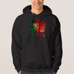 Veste À Capuche Portugal Drapeau Pour Le Football Portugais