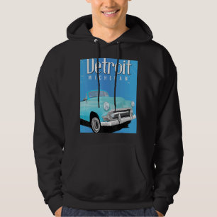 Veste À Capuche Poster du panier américain Detroit Michigan