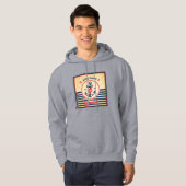 Veste À Capuche Poster nautical (Devant entier)
