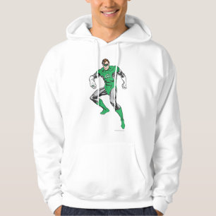 Veste À Capuche Postures accroupies vertes de lanterne