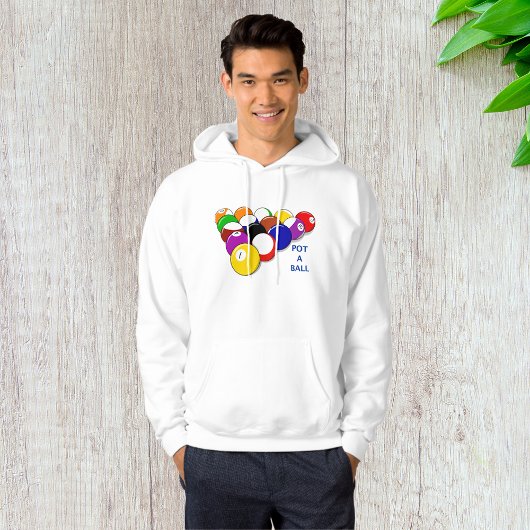 Veste À Capuche Pot A Ball Billard Homme à capuche