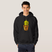 Veste À Capuche Pot de poulet Pi Fantastique journée des maths (Devant entier)
