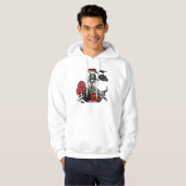 Veste À Capuche Potion gothique avec araignée squelette (Devant entier)