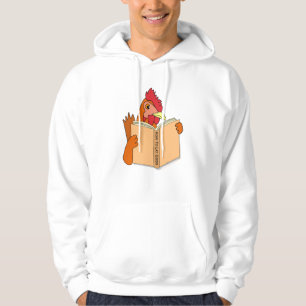 Veste À Capuche Poule drôle de bande dessinée de livre de lectur