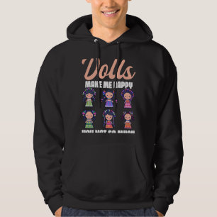 Veste À Capuche Poupées Me Rendre Heureux Kawaii Dolly Lover Colle