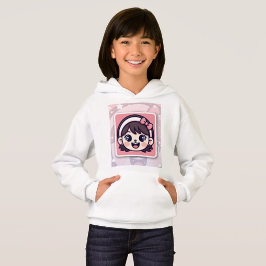 Veste à capuche pour enfants (Devant entier)