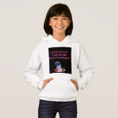 Veste à capuche pour enfants Astronaute Fusée Life (Devant entier)