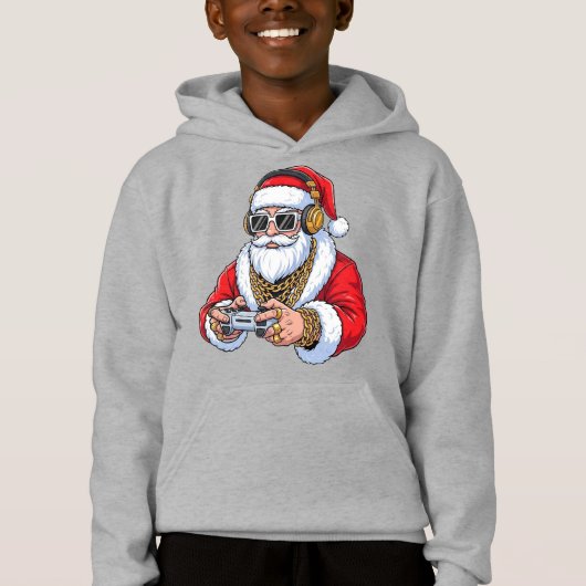 Veste à capuche pour enfants de Noël (Devant)