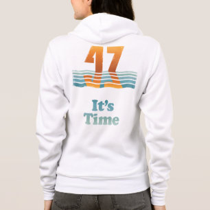 Veste à capuche pour femmes Sunset 47 Blanc