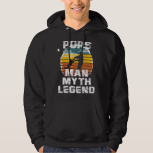 Veste À Capuche Pour Fête des pères Man Myth Legend Pops