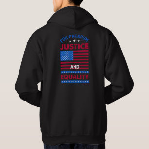 Veste À Capuche Pour la liberté, la justice et l'égalité