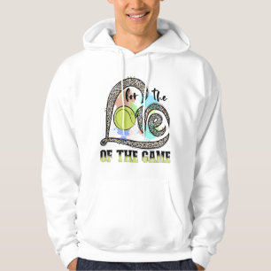Veste À Capuche Pour L'Amour Du Jeu Tennis, Tennis Cadeau