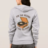 Veste À Capuche Pour le compte rendu : Je t'aime plus 💖 (Dos)