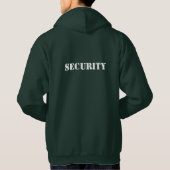 Veste à capuche pour le personnel de sécurité d'év (Dos)