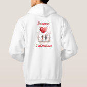Veste À Capuche Pour toujours les Valentines ! (Dos)
