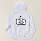Veste À Capuche Préférer la lecture (Design dos)