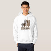 Veste À Capuche Préparation pour l'alpacalypse (Devant entier)