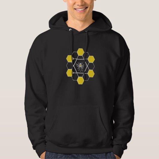 Veste À Capuche Présent de conceptions de ruche de abeille épique (Devant)