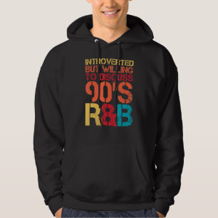 Veste À Capuche Présenté, mais prêt à discuter des années 90 Rnb R