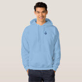 Veste À Capuche présentoir bleu marine (Devant entier)