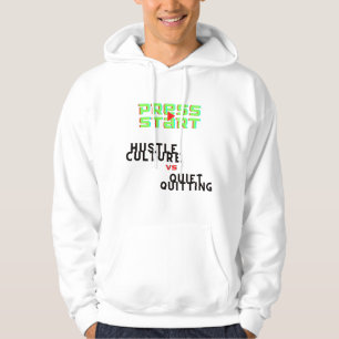 VESTE À CAPUCHE PRESSE DÉMARRER, CULTURE DES MAIN CONTRE QUITTER T